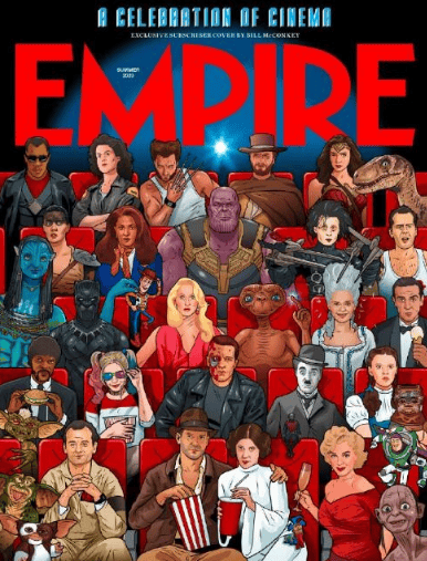 superhero on the Empire magazine