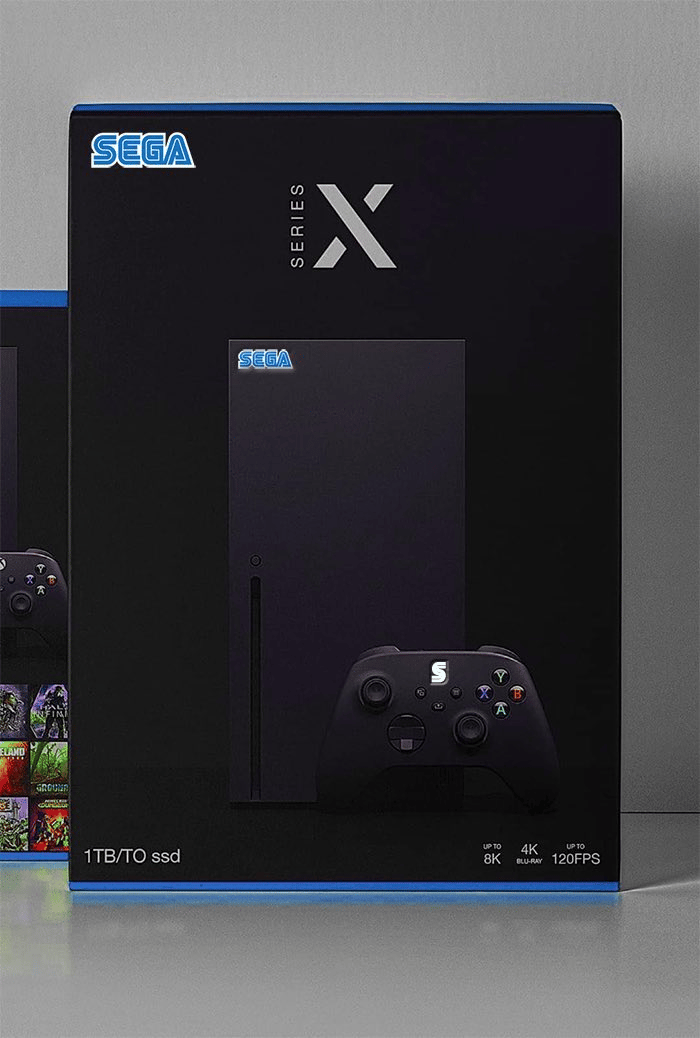  Xbox series X labelled Sega brand in the Japanese market?