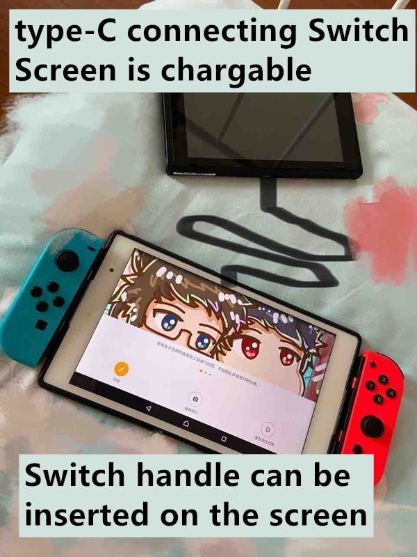 Switch screen is too small