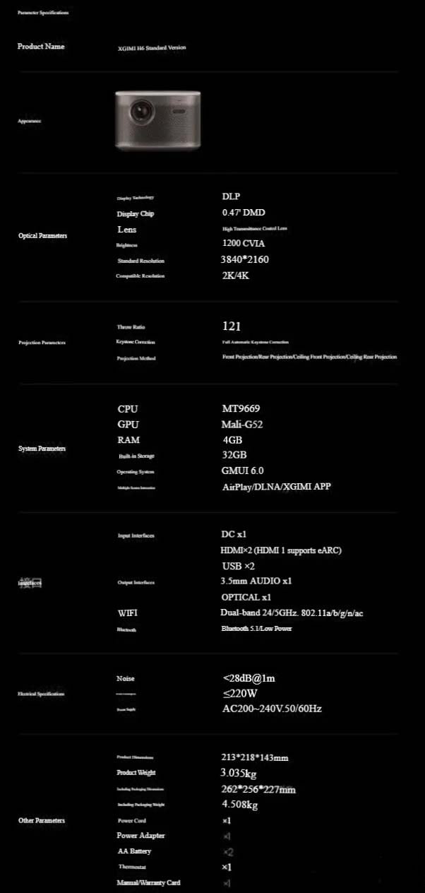 XGIMI H6 Standard Edition Projector specs.jpg